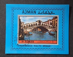 Ajman - Velence - blokk  (AJ-126)