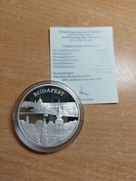 2009es Budapest ezüst emlékérme 5000ft