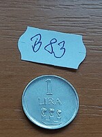 SAN MARONO 1 LIRA 1972 Alumínium, Szent Marinus (San Marino állam megalapítója)  B83