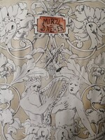SCHAUSPIELER MIRZL UND DREHER - THEATHERRELIKT AUS DEM JAHR 1886