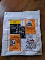 Retro reklám szatyor Kodály Zoltán Zeneműbolt