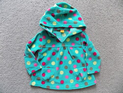 Mini Mode Polka Dot Soft Plush Fleece Sweater, 9-12 months