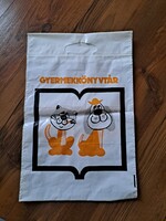 Retro reklám szatyor Gyermekkönyvtár