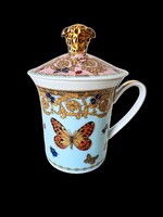 Rosenthal meets Versace „Le Jardin de Versace” fedeles luxus porcelán csésze – jubileumi kiadás – er
