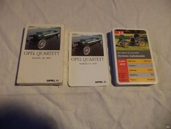 Opel hivatalos kártyajáték, kvartett (6649)