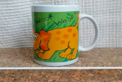 Retro sárga kutyás bögre  Dunoon „Bow Wows”