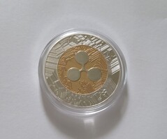 Ripple XRP kriptovaluta gyűjtő 2024, (UNC tükörveret).