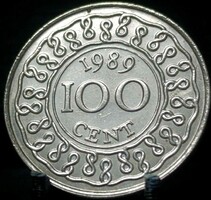 Suriname 100 Cent, 1989 E13C3V