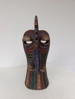 Afrikai maszk antik madár nagy kifwebe Songye népcsoport Kongó afrikanische Maske D43 606 6709