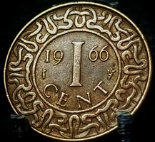 Suriname 1 cent, 1966 E13D4V