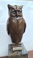 Art deco bronz szobor