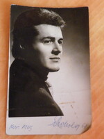 Szokolay Ottó Jászai Mari-díjas magyar színész, érdemes művész dedikált fotó (1963)
