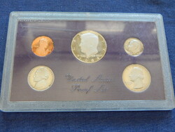 USA Proof Set 1984 S (1-5-10-25 Cent, 1/2 Dollár)