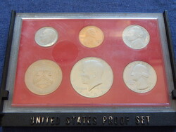 USA Proof Set 1982 S (1-5-10-25 Cent, 1/2 Dollár)