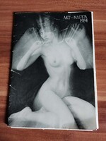Akt mappa,1984, 37 db fotó, kortárs művészektől, 24 cm x 17 cm, válogatta Győri Lajos,Kiadó:OFOTÉRT