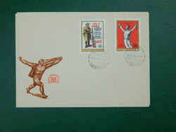 FDC pár: 1969. Magyar Tanácsköztársaság (V.) teljes sor