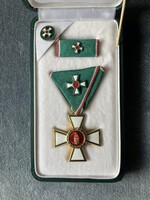 Magyar Köztársasági Érdemrend Középkeresztje -polgári tagozat kis díszitmény