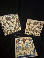 Persian Kadzsár-style 19th Century Ceramic Tiles
