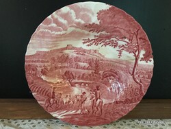 TÁNYÉR - PORCELÁN - JOHNSON BROTHERS - ANGOL - 22 x 4 cm - HÁTULJÁN MÁZREPEDÉS