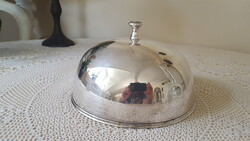 Ezüstözött ételbura,ételborító"cloche"