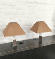 Ceramic table lamp pair from Arfai, Portugal 1990s
