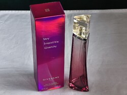 Eredeti Givenchy Very Irresistible 75ml üres parfümös üveg és doboz (Batch: 3G03)