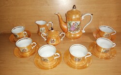 Włocławek Lengyel jelenetes porcelán teás készlet