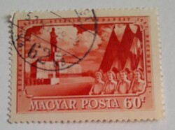 1951 J.V.Sztálin (II) 60 fillér pecsételt