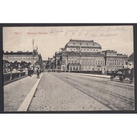 Csehország,Prága - Nmezeti színház 1916