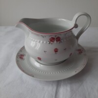 Bareuther Waldsassen Bavaria Germany porcelán szószos kiöntő alátéttel  jelzett, sorszámozott