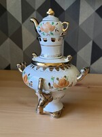 Gzsel Orosz Szovjet Porcelán Szamovár