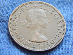 Egyesült Királyság  1/2 Penny 1956