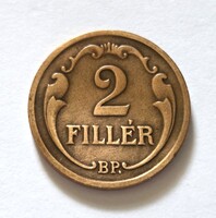 2 Fillér 1936.