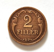 2 Fillér 1939.
