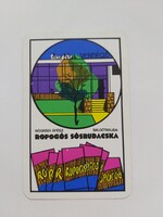 NÓGRÁDI ÁFÉSZ SALGÓTARJÁN  kártyanaptár 1974 - NÓGRÁDI ROPOGÓS