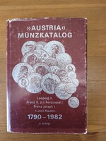 Könyv, "Ausztria" érmekatalógus 1790-1981 (1984 Német nyelvű)