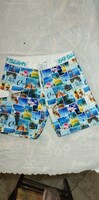 Új, címkés mintás  fürdőnadrág / strandshort