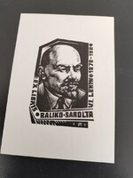 Fery Antal ex libris, kisgrafika, szignált.