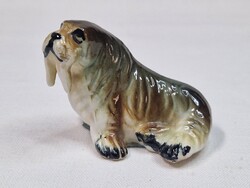 Porcelán rozmár figura hibátlan állapotban 4 cm. magas