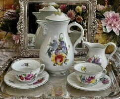 Dresdai porcelán 2sz .teás készlet.