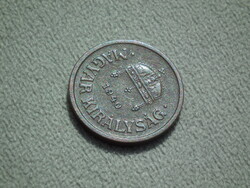 1940 bronz 2 fillér, Magyar Királyság, pengő korszak (1926-1946)