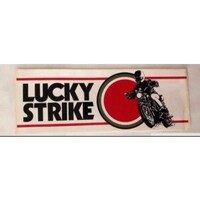 Lucky Strike Classic Motorcycle 80s Sticker