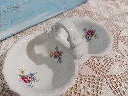 Zsolnay Beautiful Rose Pattern Spice Jar, Salt-Pepper Set