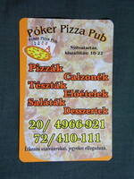 Kártyanaptár,Pécs,Póker Pizza Pub söröző, 2007   (6)