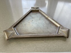 WMF Art Deco fémszínű bronz tálca, asztalközép