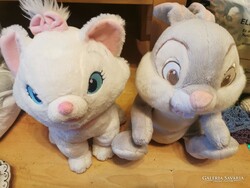 Disney plüssök 014. (Toppancs, Marie cica) -  Disney plushies 014. (Aristocats, Thumper)