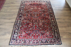 200 x 127 Saruk / Sarogh / Sarough kézi perzsaszőnyeg Irán - prémium minőség, szép állapot