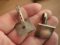Arany lapos antik ezüst mandzsetta,manjetta GOLDFRONT
