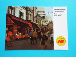 Képeslap (42) - Franciaország - Párizs - Utcarészlet 1970-es évek - (Iberia Airlines kiadás)