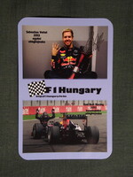 Kártyanaptár,Red Bull Racing,Formula–1-es versenyautó,Sebastian Vettel, 2014   (6)